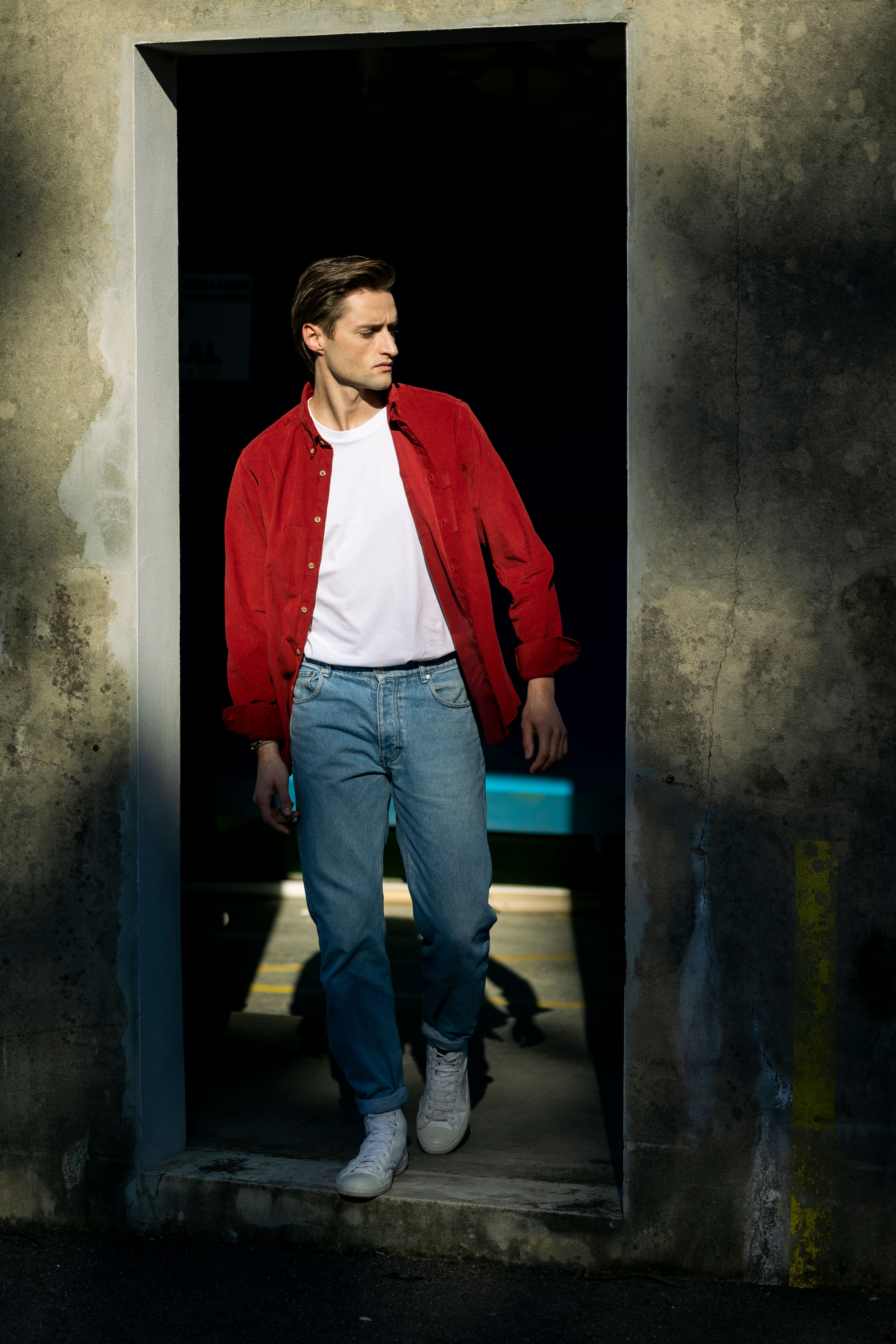 Camisa Bombazina Bordeaux