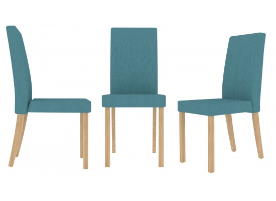Anna dining chairs in Teal