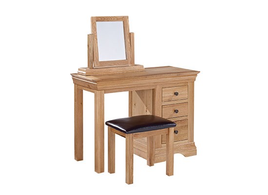 Worthing Dressing Table, Mirror & St