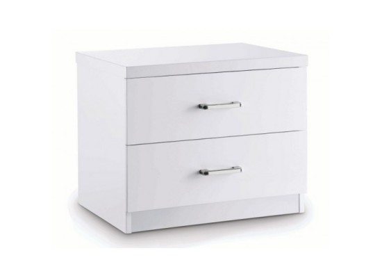 Novello 2 Drawer Bedside Cabinet