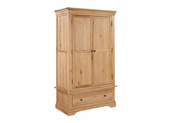 Worthing 2 Door + 1 Drawer Wardrobe