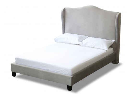 Chateaux Wing Bed – Double Silver