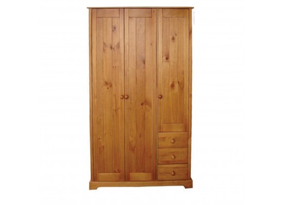 Baltic 3 Door + 3 Drawer Wardrobe
