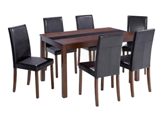 Walnut Ashleigh Large Dining Set