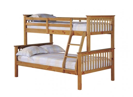 Otto Trio Bunk Bed – Antique Wax