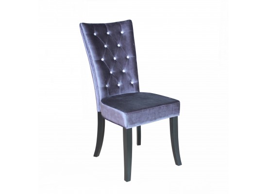 Radiance Silver Velvet Chair