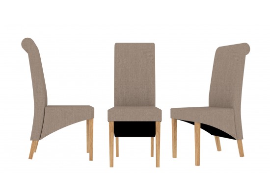 Amelia dining chairs in Beige