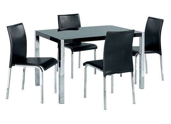 Novello Dining Set – Black