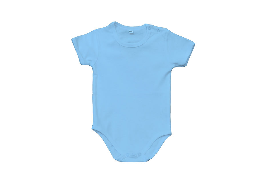 Thumbnail: Short sleeve bodysuit for babies