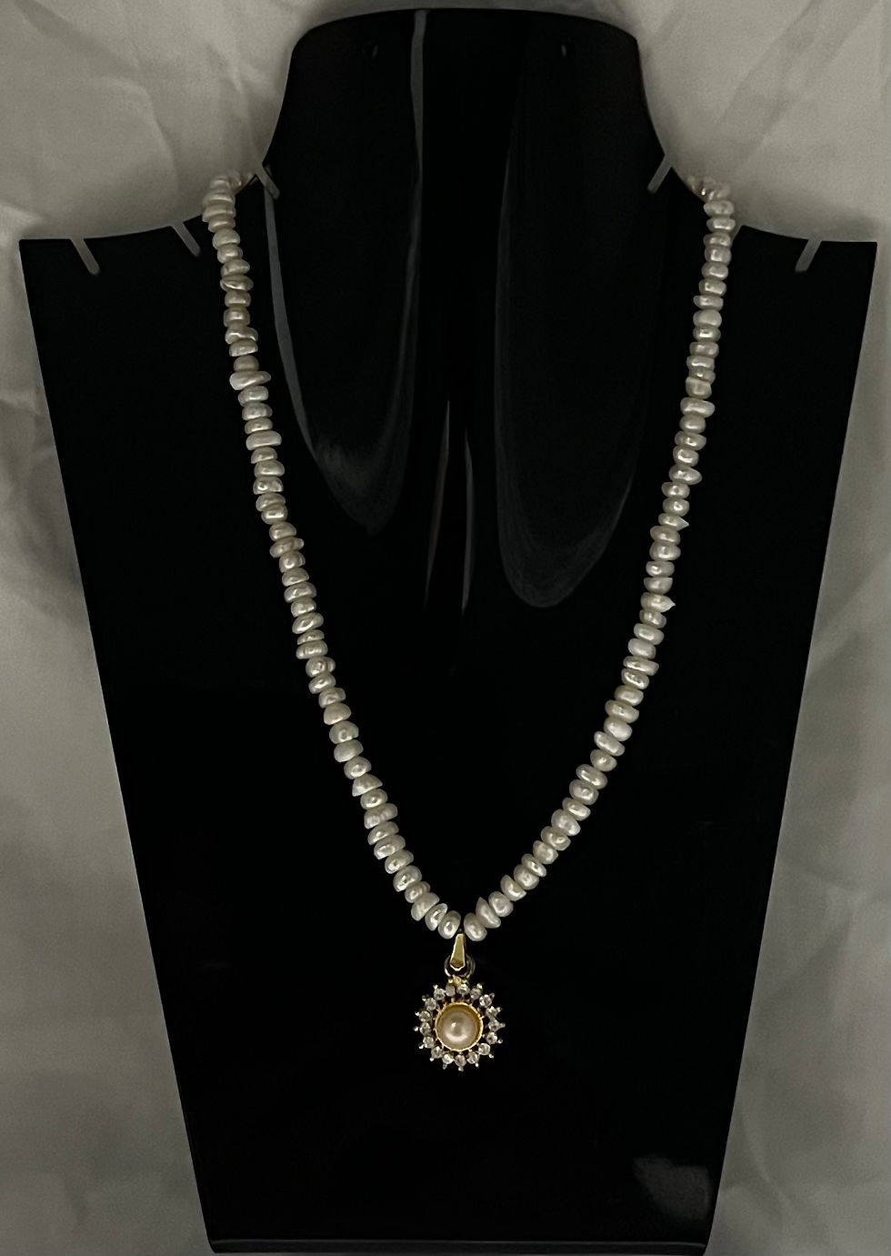 Thumbnail: 4-7 mm AAA Baroque Single Strand With Pendant