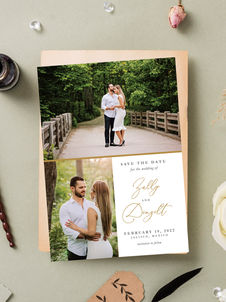 SAVE THE DATE PHOTO MAGNET