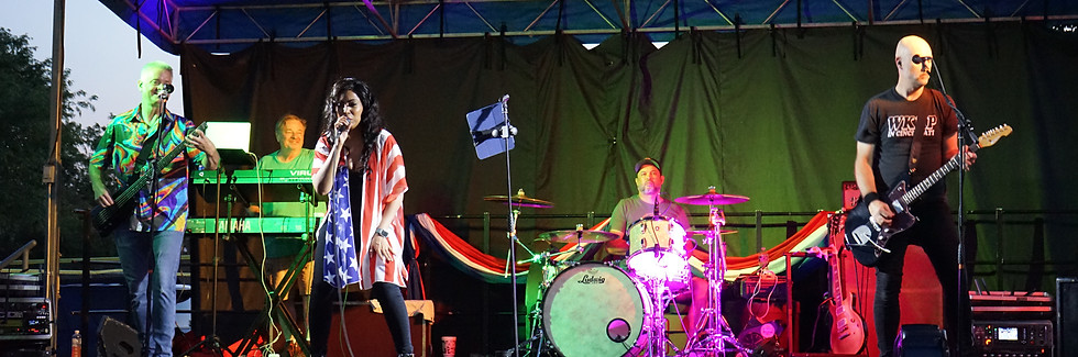 band performing music