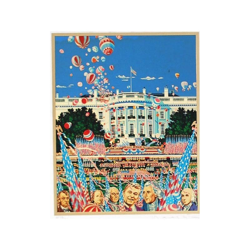Hiro Yamagata artwork of the Whitehouse