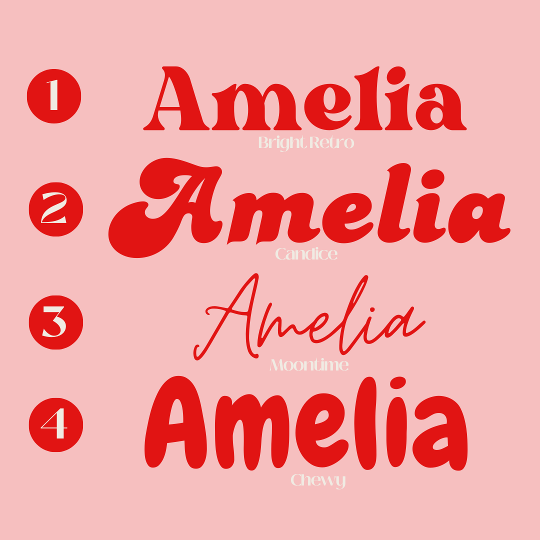 Personalized Name Water Soluble Embroidery Pattern