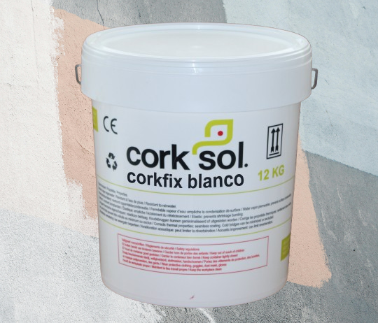 Adhesive filler for the regularization of supports and insulating plates of the external thermal insulation systems VIPEQ® Therm SATE.
