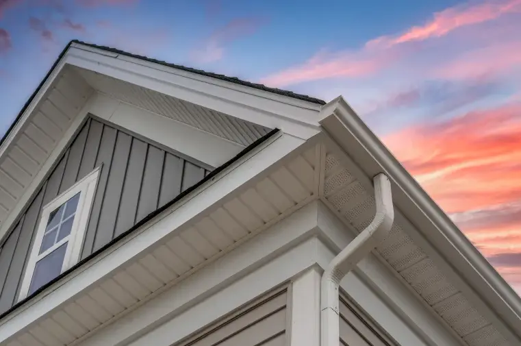 gutter on a house