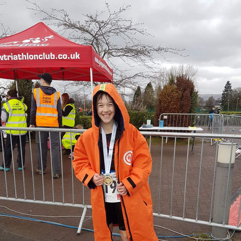 Post race at the orienteering championship