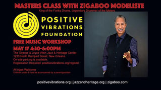 Masters Class With Zigaboo Modeliste