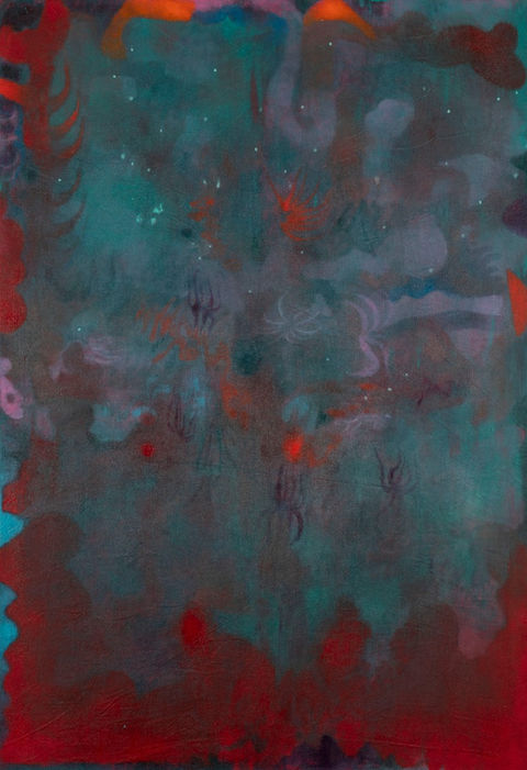 Paths woven from thousands of ancient steps unfolds like a memory-map — layers of color and gesture evoking traces left behind by countless lives.