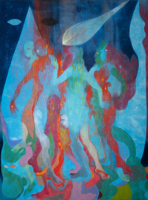 The exhibition "Too Close to the Sun" is based on the ancient story of Icarus, in which it finds timeless themes through visual storytelling: the desire for freedom, the relationship between parents and children, resistance to lack of freedom, or crossing the line, which can lead to a tragic end.