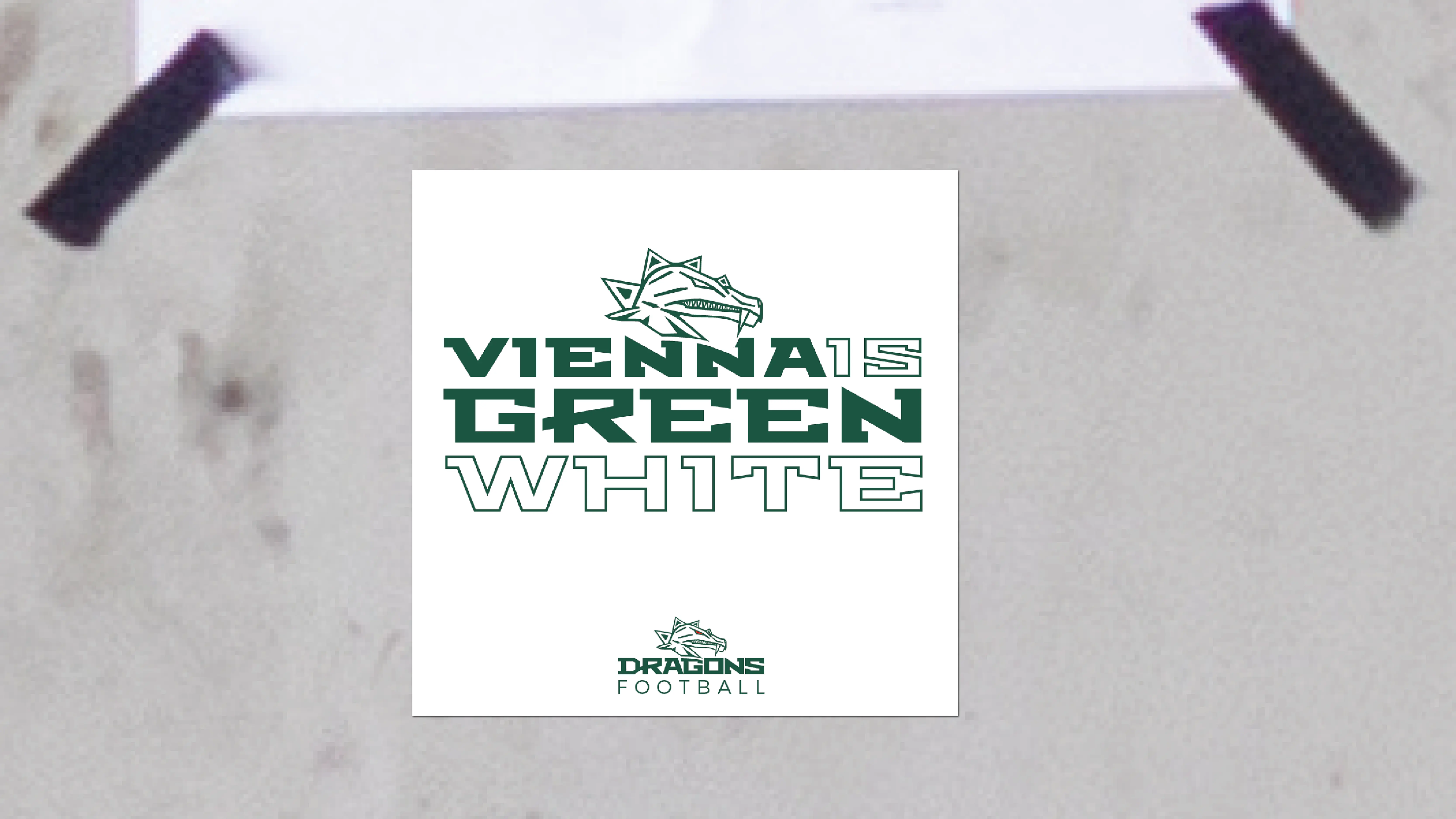Fansticker „Vienna is Green White“