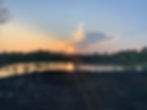 Sunset over Pond