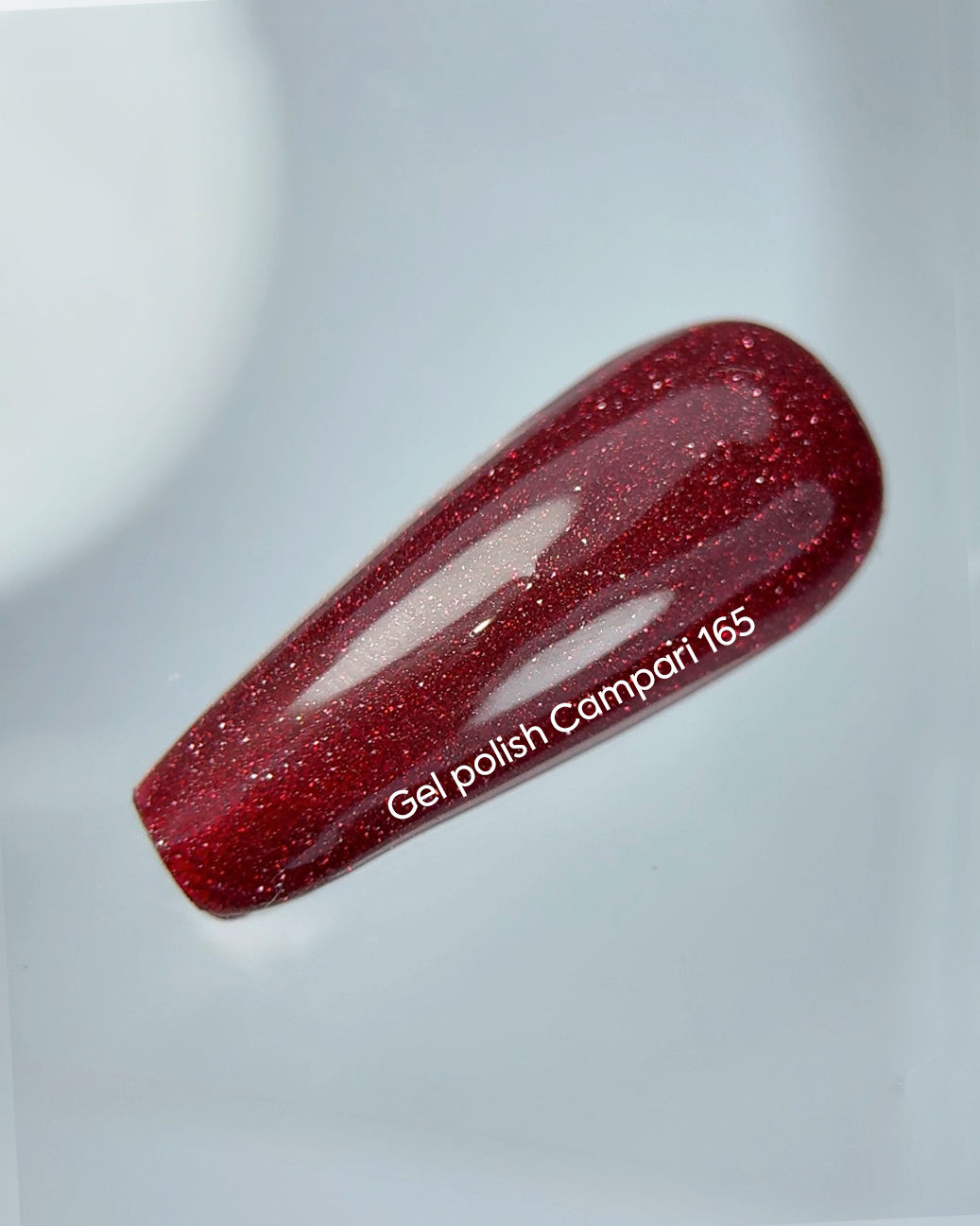 NOTD gelpolish Campari