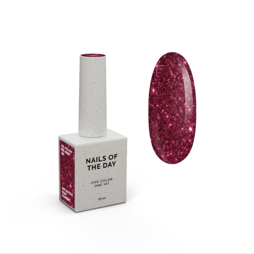 NOTD gelpolish Red Mary