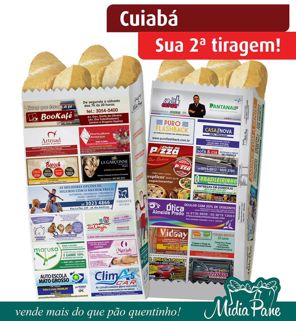 2ª Tiragem Mídia Pane Leste Cuiabá