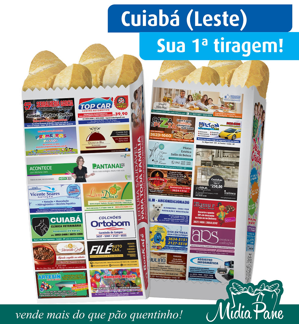 1ª Tiragem Mídia Pane Leste Cuiabá