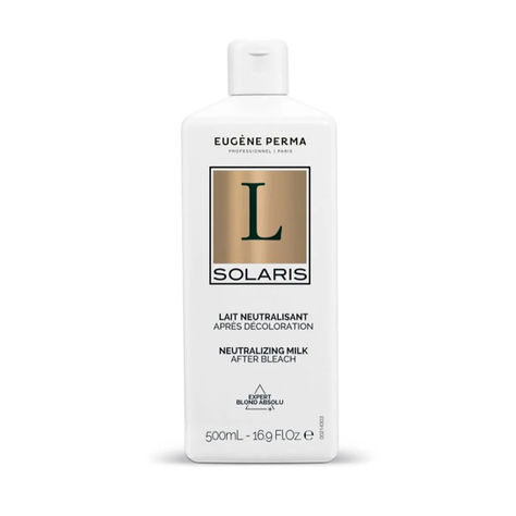 בקבוק Solaris Lait של Eugene Perma Paris - תחליב טיפוח מקצועי לשיער.