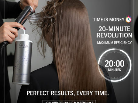החלקה לשיער ב-20 דקות המתנה – Revival Straight כפתרון מקצועי מתקדם