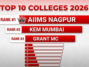 Top Medical Colleges in Maharashtra 2026 rank and fees chart.