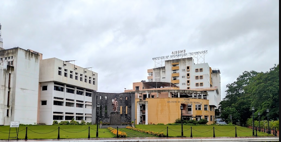 AISSMS College of Pharmacy Pune heritage campus building near RTO
