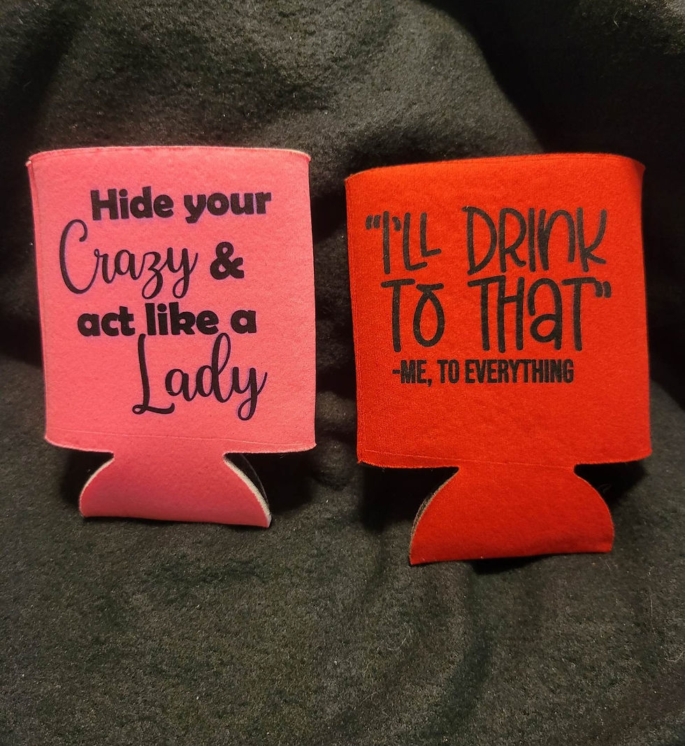 Short Can koozies 