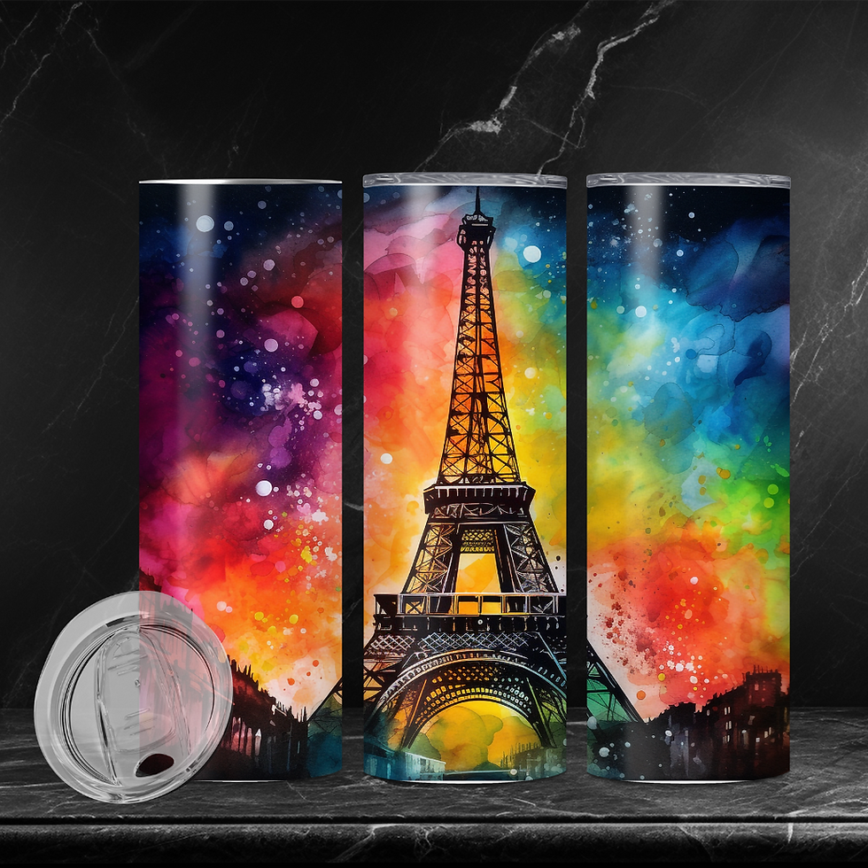 Paris 20 oz sublimation tumbler