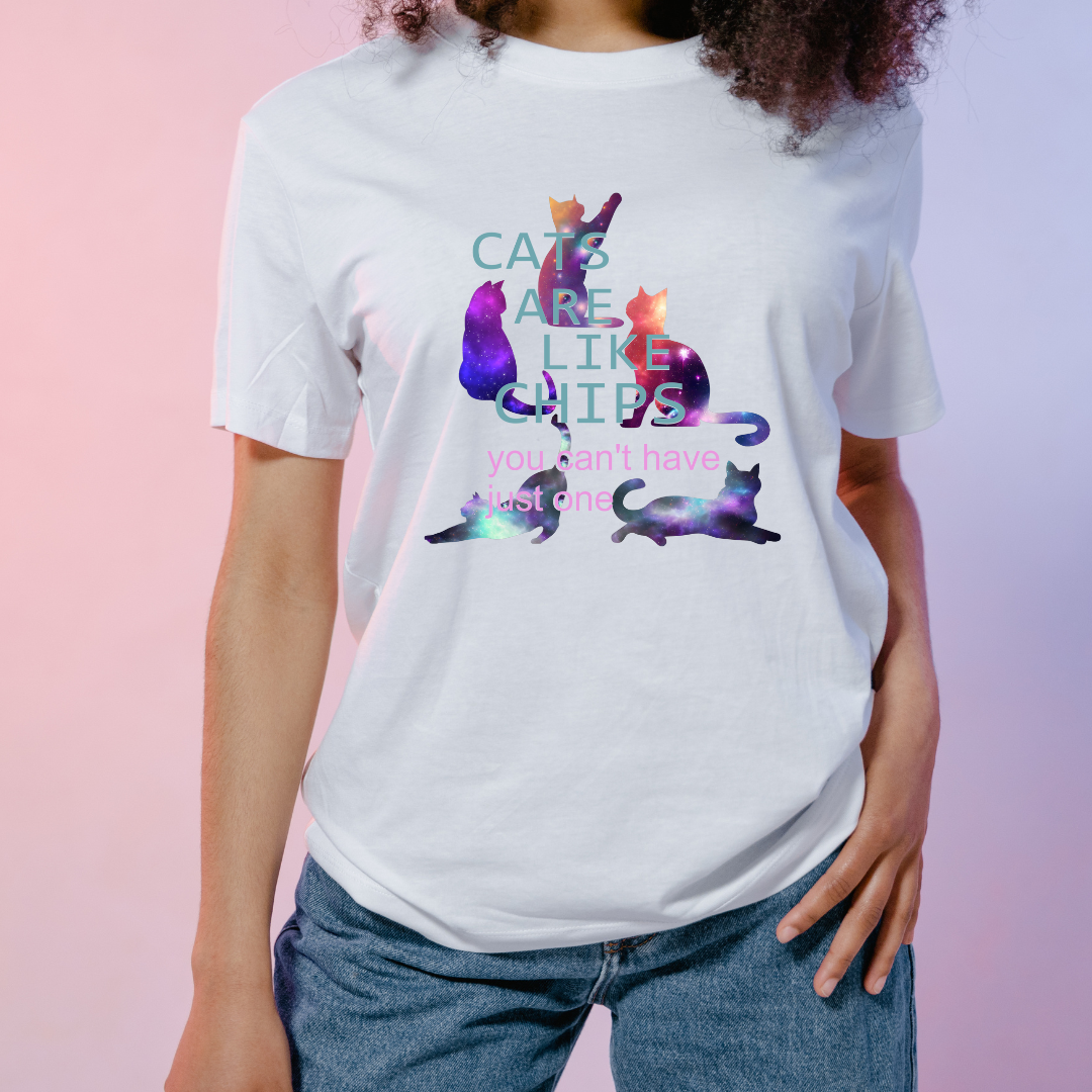 Cats are like Chips Sublimination T-Shirt