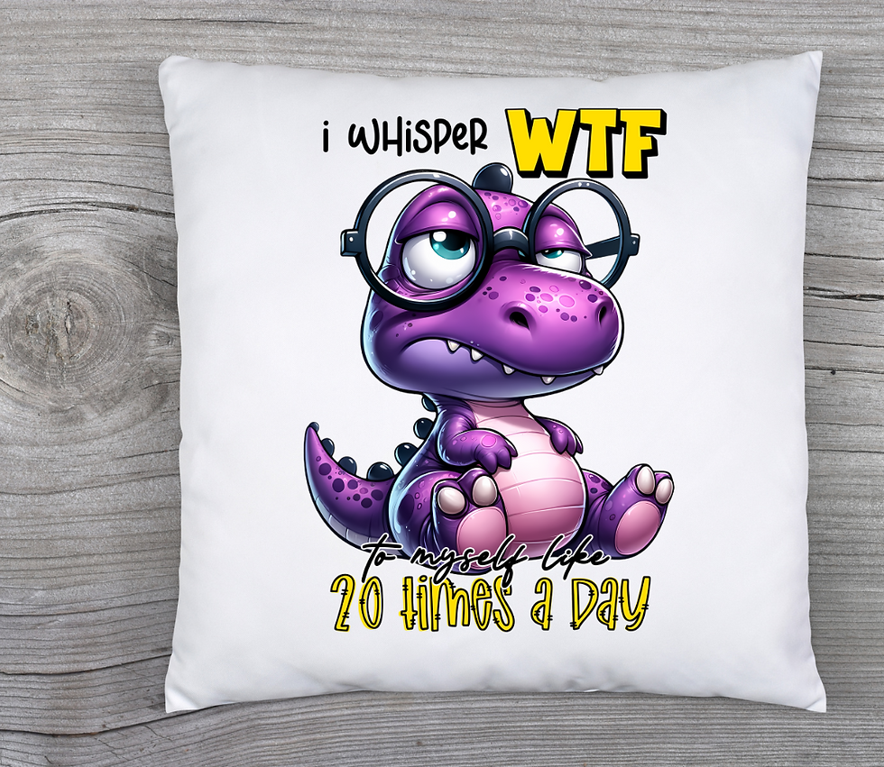 WTF 20 Times a Day Pillow Cases