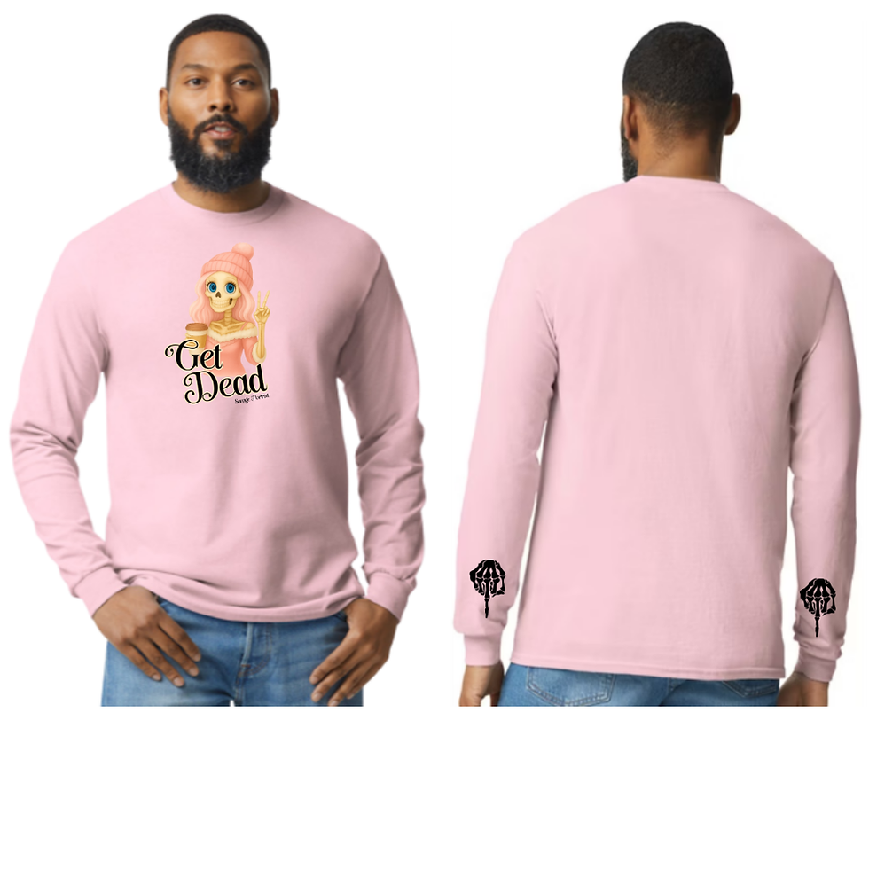 Thumbnail: Savage Portrist Get Dead Female Skeleton T-Shirt