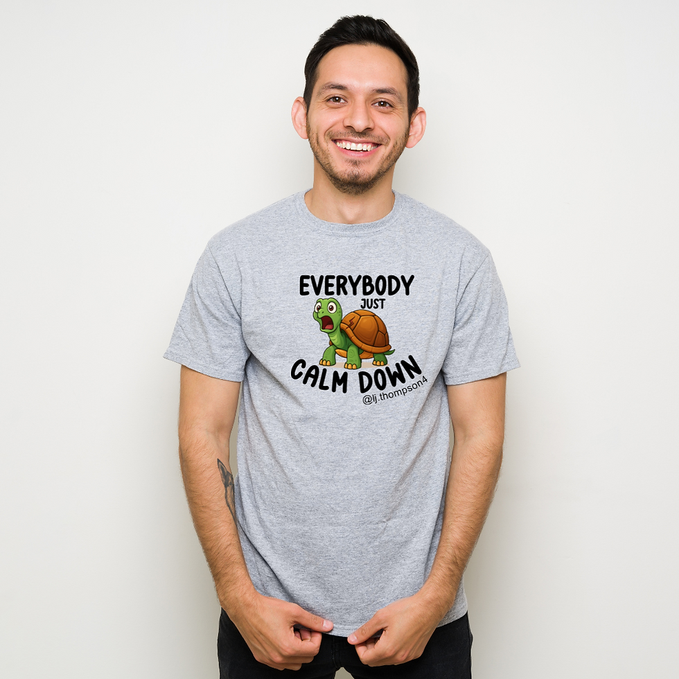 Thumbnail: LJ's  Everybody Just Calm Down Unisex T-Shirt