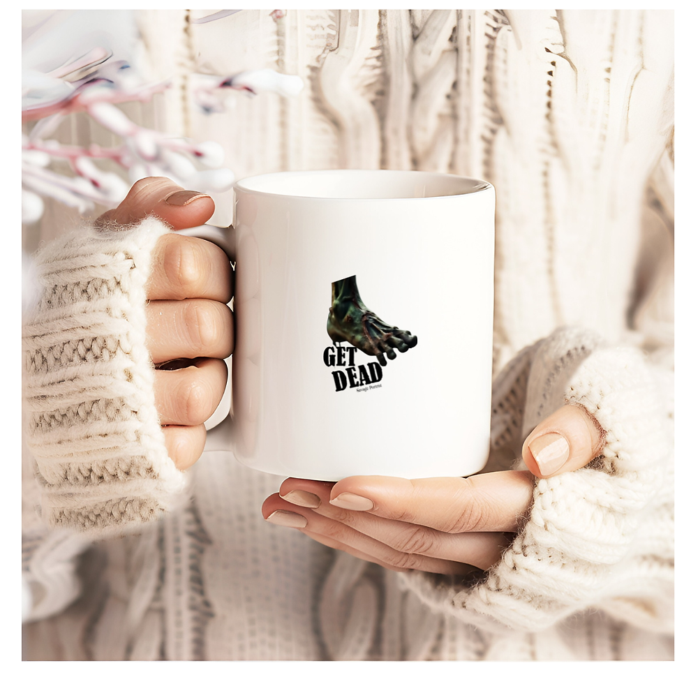 Thumbnail: Savage Portrist Get Dead Coffee 15 oz Coffee Mug
