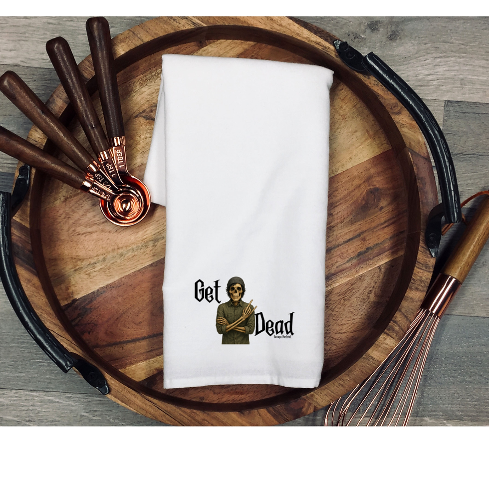 Thumbnail: Savage Portrist Get Dead Kitchen Dish Towel