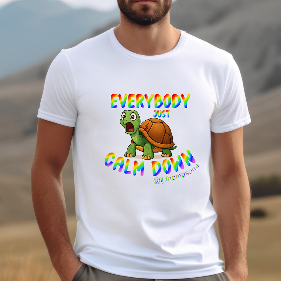 Thumbnail: LJ's  Everybody Just Calm Down Unisex T-Shirt