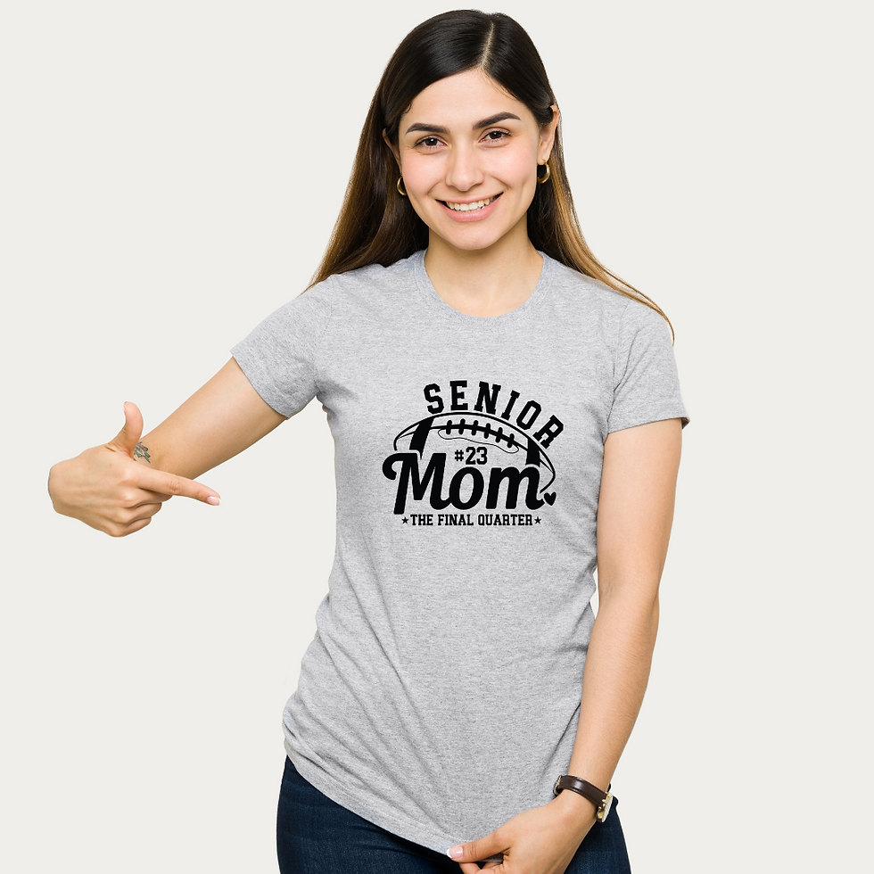 Thumbnail: Senior Mom Football Unisex T-Shirt