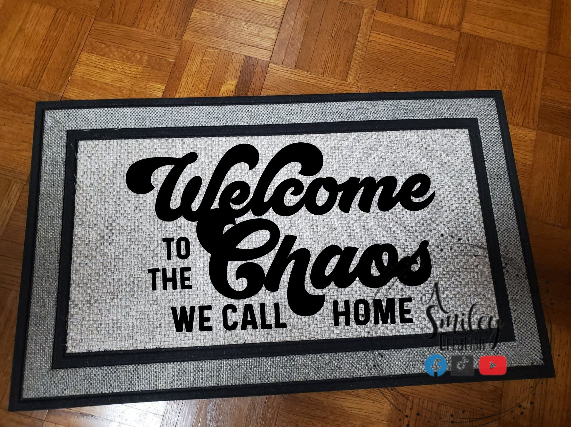 Door Mat Welcome to Chaos