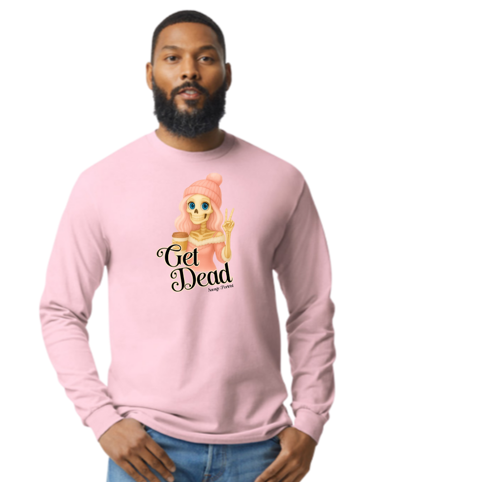 Thumbnail: Savage Portrist Get Dead Female Skeleton T-Shirt