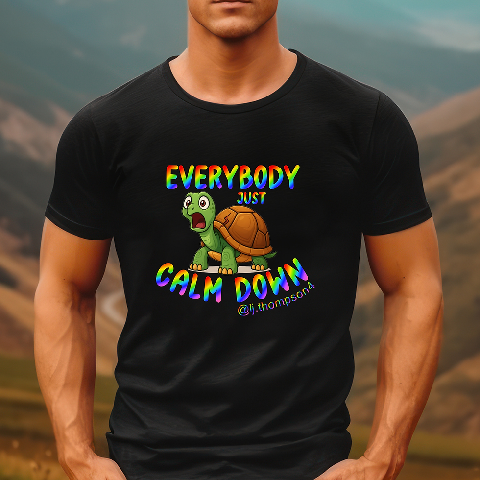 Thumbnail: LJ's  Everybody Just Calm Down Unisex T-Shirt