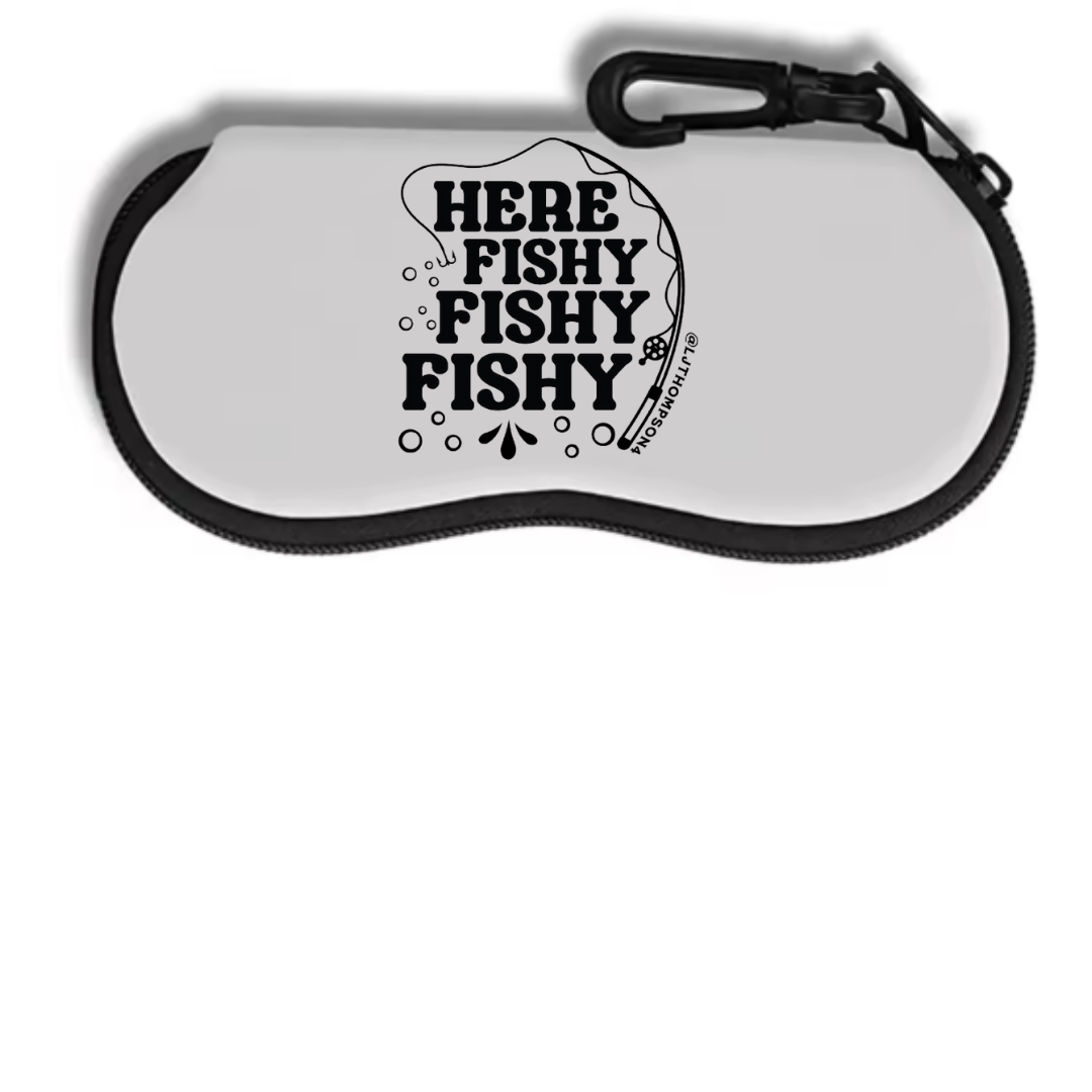 LJ's Here Fishy Sunglass/ Glass Case
