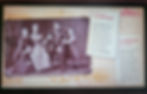 Sepia-toned family portrait beside text panels about Campari's origin in 1860. Red text highlights "Campari was born" on a vintage design. Image from audio visual screen at Galleria Campari in Milan.
