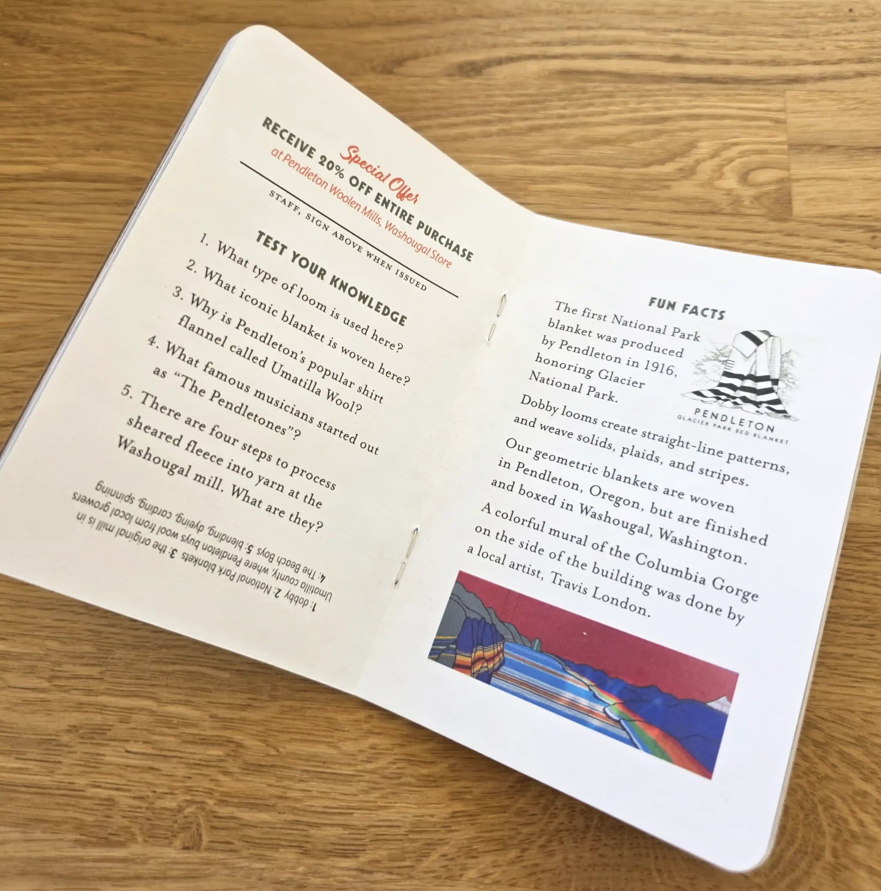 pendleton passport interior